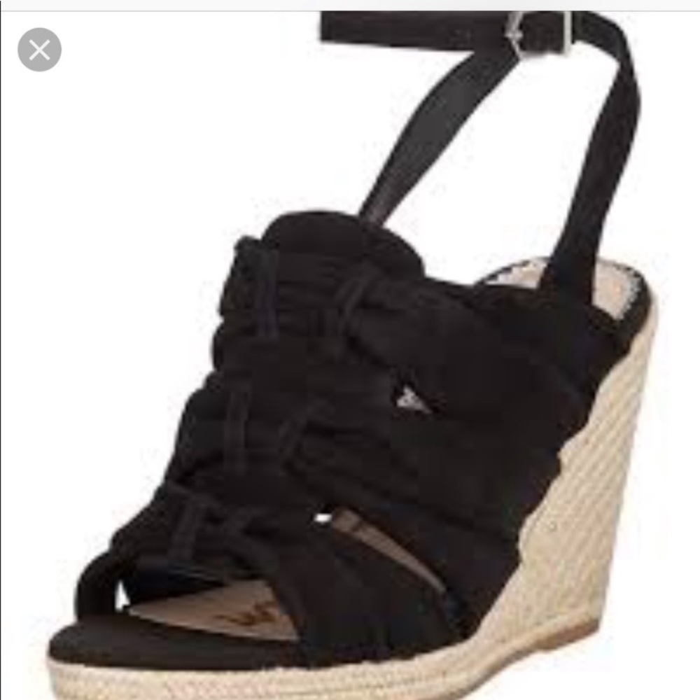 Sam Edelman espadrille wedge Sandals Sz 9.5